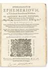 MAGINI, GIOVANNI ANTONIO. Supplementum ephemeridum, ac tabularum secundorum mobilium. 1614